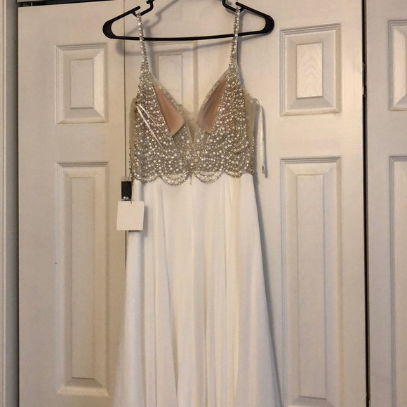 White Formal Dress - Picture 6 of 6